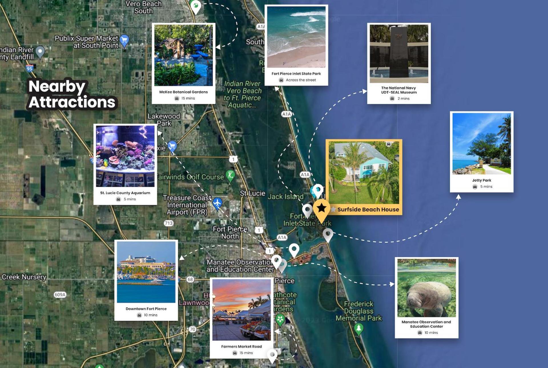Sandy Shores - 2Br Beach Getaway And Surf Spot Fort Pierce Extérieur photo